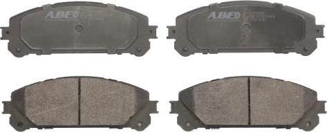 ABE C12135ABE - Brake Pad Set, disc brake autospares.lv