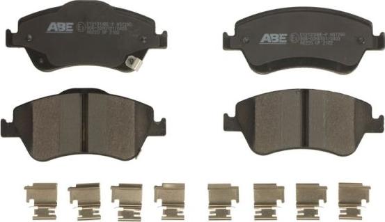 ABE C12131ABE-P - Brake Pad Set, disc brake autospares.lv