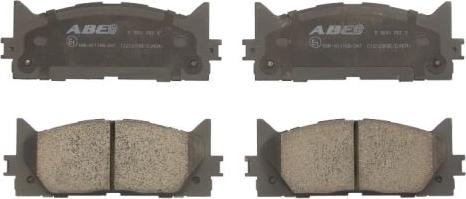 ABE C12120ABE - Brake Pad Set, disc brake autospares.lv