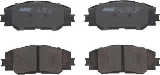 ABE C12121ABE-P - Brake Pad Set, disc brake autospares.lv