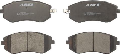 ABE C17013ABE - Brake Pad Set, disc brake autospares.lv