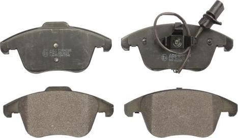 ABE C1A043ABE - Brake Pad Set, disc brake autospares.lv