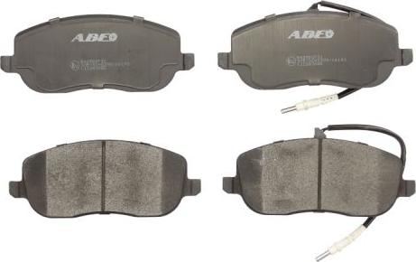 ABE C1C043ABE - Brake Pad Set, disc brake autospares.lv