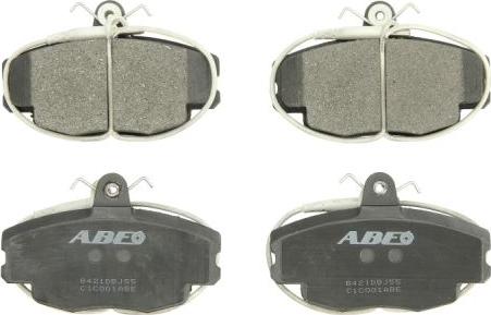 ABE C1C001ABE - Brake Pad Set, disc brake autospares.lv