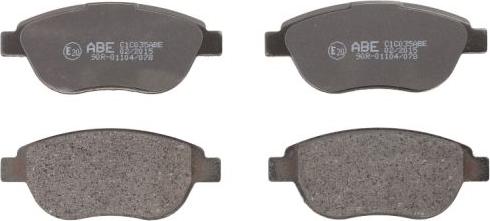 ABE C1C035ABE - Brake Pad Set, disc brake autospares.lv