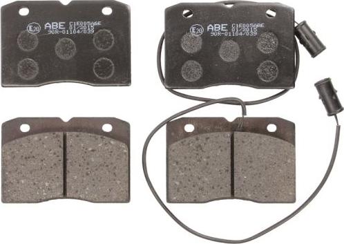 ABE C1E005ABE - Brake Pad Set, disc brake autospares.lv