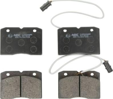ABE C1E006ABE - Brake Pad Set, disc brake autospares.lv