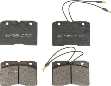 ABE C1E010ABE - Brake Pad Set, disc brake autospares.lv