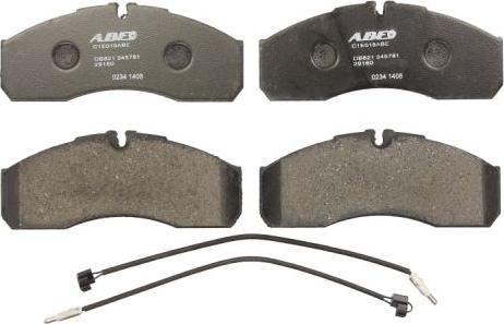 ABE C1E018ABE - Brake Pad Set, disc brake autospares.lv