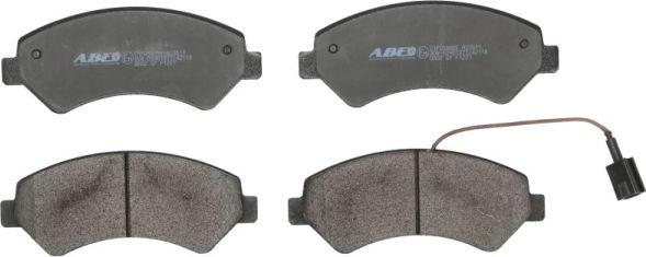 ABE C1F058ABE - Brake Pad Set, disc brake autospares.lv