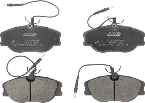 ABE C1F009ABE - Brake Pad Set, disc brake autospares.lv