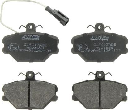ABE C1F013ABE - Brake Pad Set, disc brake autospares.lv