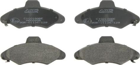 ABE C1G018ABE - Brake Pad Set, disc brake autospares.lv