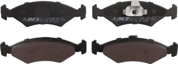 ABE C1G036ABE - Brake Pad Set, disc brake autospares.lv