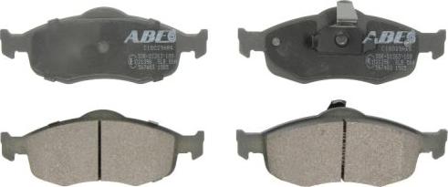 ABE C1G029ABE - Brake Pad Set, disc brake autospares.lv