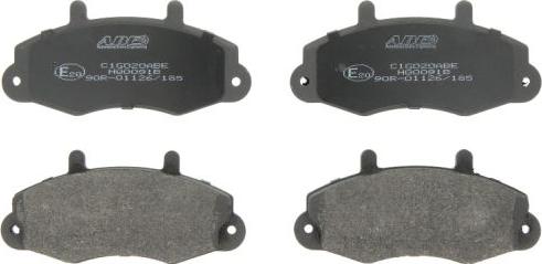 ABE C1G020ABE - Brake Pad Set, disc brake autospares.lv