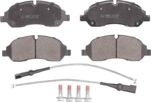 ABE C1G070ABE - Brake Pad Set, disc brake autospares.lv