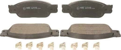 ABE C1J002ABE - Brake Pad Set, disc brake autospares.lv