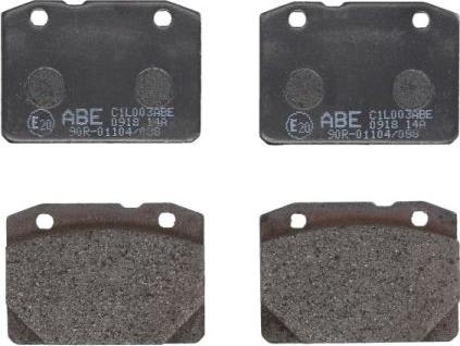 ABE C1L003ABE - Brake Pad Set, disc brake autospares.lv