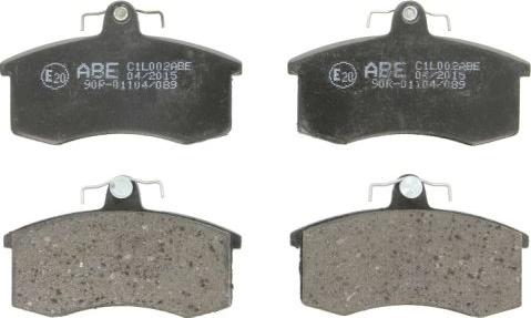 ABE C1L002ABE - Brake Pad Set, disc brake autospares.lv