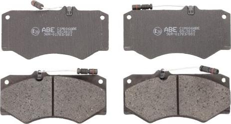 ABE C1M006ABE - Brake Pad Set, disc brake autospares.lv