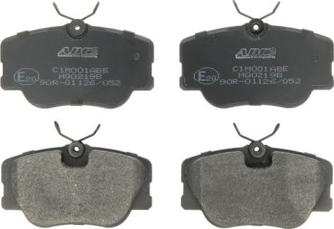 ABE C1M001ABE - Brake Pad Set, disc brake autospares.lv