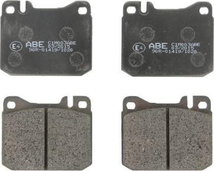 ABE C1M003ABE - Brake Pad Set, disc brake autospares.lv