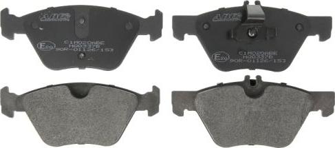 ABE C1M020ABE - Brake Pad Set, disc brake autospares.lv