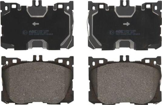 ABE C1M071ABE - Brake Pad Set, disc brake autospares.lv