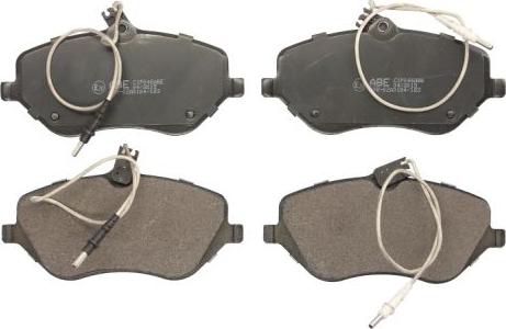 ABE C1P046ABE - Brake Pad Set, disc brake autospares.lv