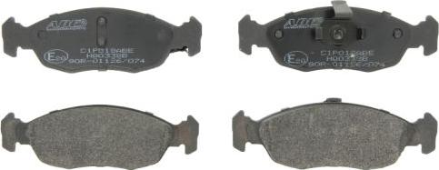 ABE C1P018ABE - Brake Pad Set, disc brake autospares.lv