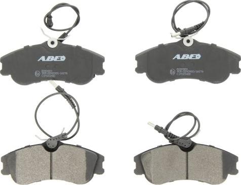 ABE C1P025ABE - Brake Pad Set, disc brake autospares.lv