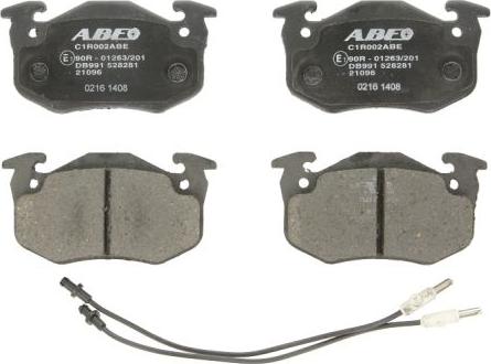 ABE C1R002ABE - Brake Pad Set, disc brake autospares.lv