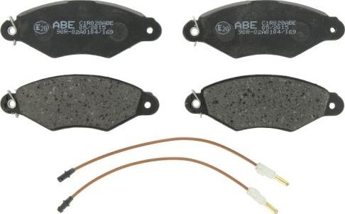 ABE C1R028ABE - Brake Pad Set, disc brake autospares.lv