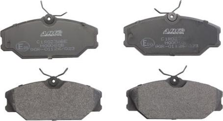 ABE C1R023ABE - Brake Pad Set, disc brake autospares.lv