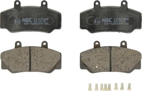 ABE C1V003ABE - Brake Pad Set, disc brake autospares.lv