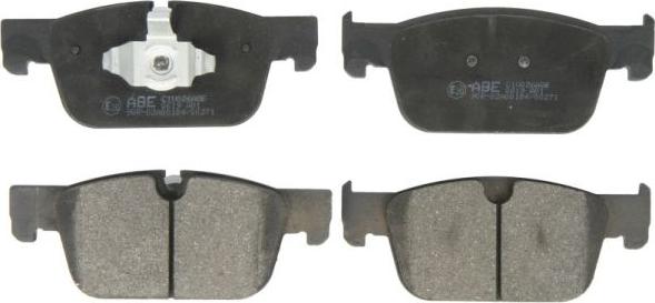 ABE C1V026ABE - Brake Pad Set, disc brake autospares.lv