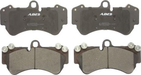 ABE C1W063ABE - Brake Pad Set, disc brake autospares.lv