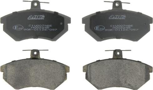 ABE C1W007ABE - Brake Pad Set, disc brake autospares.lv