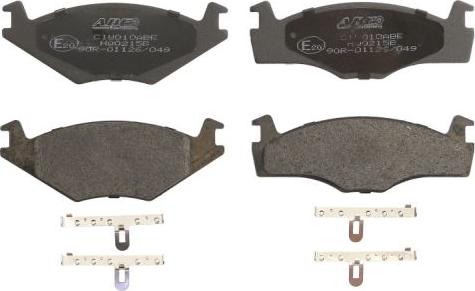 ABE C1W010ABE - Brake Pad Set, disc brake autospares.lv