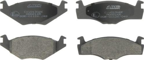 ABE C1W013ABE - Brake Pad Set, disc brake autospares.lv