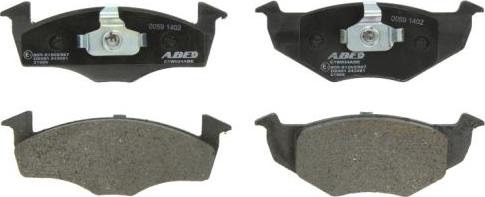 ABE C1W034ABE - Brake Pad Set, disc brake autospares.lv