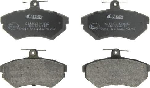 ABE C1W038ABE - Brake Pad Set, disc brake autospares.lv