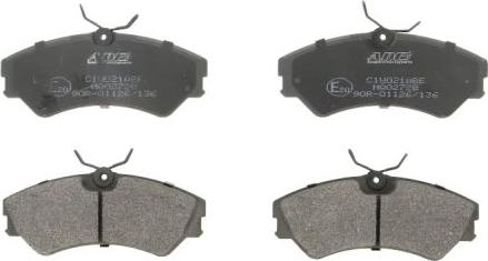 ABE C1W021ABE - Brake Pad Set, disc brake autospares.lv