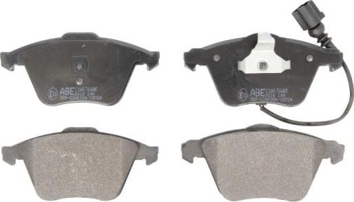 ABE C1W076ABE - Brake Pad Set, disc brake autospares.lv