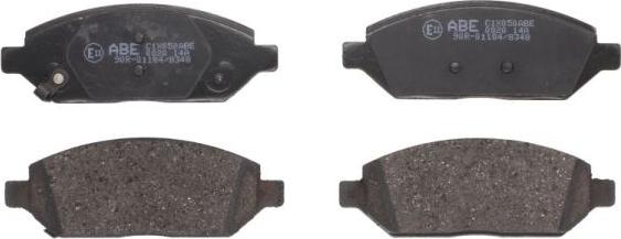 ABE C1X050ABE - Brake Pad Set, disc brake autospares.lv