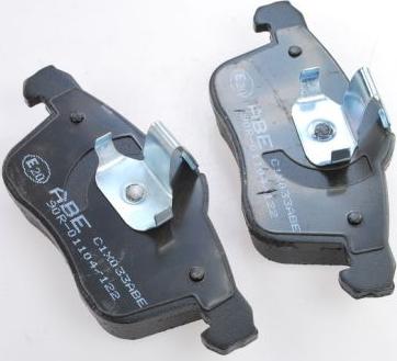 ABE C1X033ABE - Brake Pad Set, disc brake autospares.lv