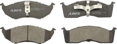 ABE C1Y008ABE - Brake Pad Set, disc brake autospares.lv