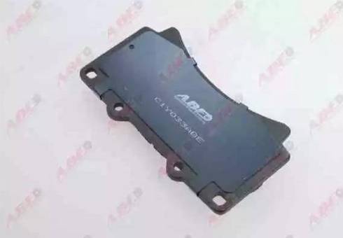 ABE C1Y033ABE - Brake Pad Set, disc brake autospares.lv