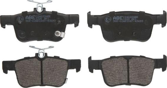 ABE C24022ABE - Brake Pad Set, disc brake autospares.lv